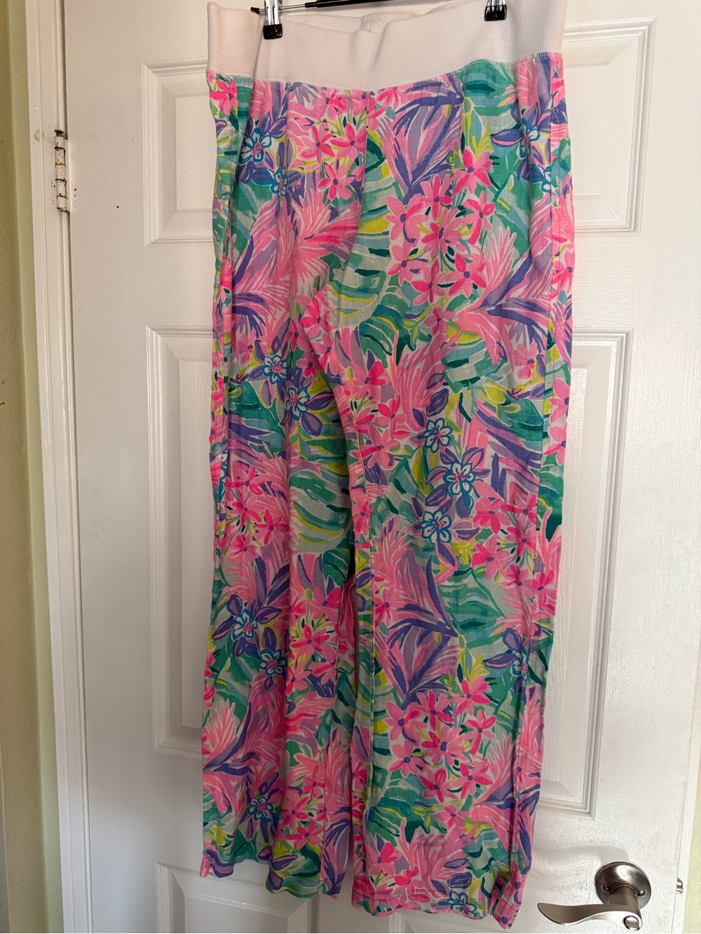 Lilly Pulitzer Beach Palazzo Pants XL It was all a dream - Picture 2 of 2